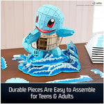 Step-by-step instruction manual guide for the 180-piece Pokémon model kit