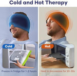 Riheti migraine relief cap in black color for cold therapy
