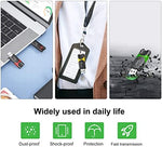KEXIN portable thumb drive close up highlighting the integrated LED activity indicator light.