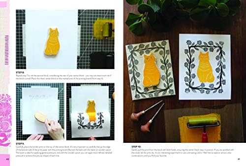 Block Print for Beginners: Learn to make lino blocks and create unique relief prints (Volume 2) (Inspired Artist, 2) - Image 7