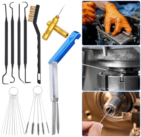 Product packaging overview of the Gsbnjuy professional welder and lawn equipment nozzle tip cleaner set