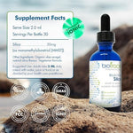 Biotrace BioActive Silica mineral supplement bottle packaging