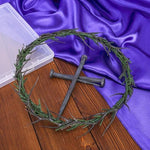 Mizelu Easter Crown Of Thorns set arranged for display