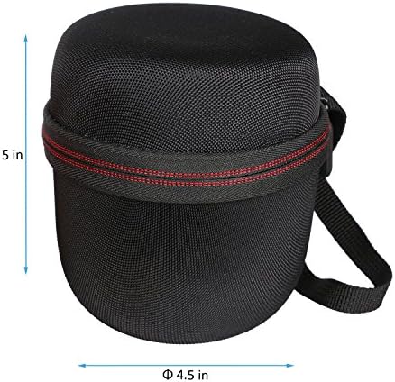 L LTGEM waterproof carrying case back view detailing the premium durable Ethylene Vinyl Acetate shell material finish