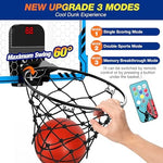 Ropoda basketball hoop mounted over a door showing foam padding