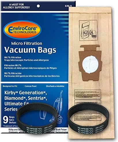 EnviroCare replacement vacuum dust bags front view packaging