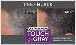 Close up of the air activated ammonia free Just For Men Touch of Gray Black tube