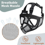 Package contents of Mayerzon dog muzzle for grooming
