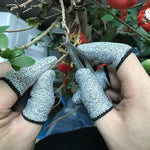 Abrasion resistant protective cots shielding fingertips during detailed crafting and sculpture work.