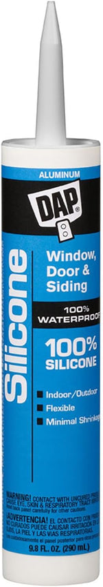 DAP White Silicone Door, Siding and Window Sealant 9.8 oz. - Image 9