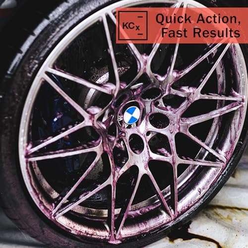 Professional car detailing equipment including Koch Chemie cleaner