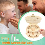 Esmorah kids keepsake box showing personalized record details