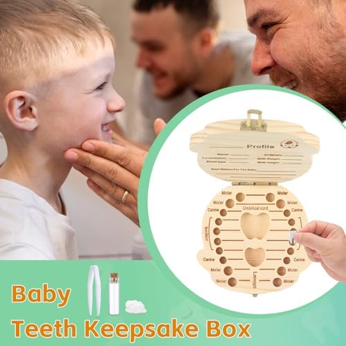 Esmorah kids keepsake box showing personalized record details