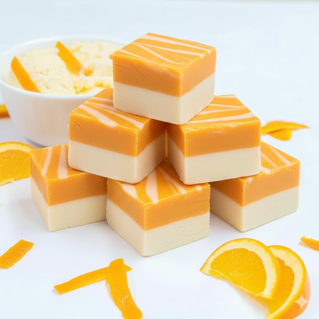 Valley Fudge and Candy Orange Cream Artisan Fudge front view packaging