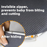 Gzsqcjj breathable 3D mesh fabric texture close up