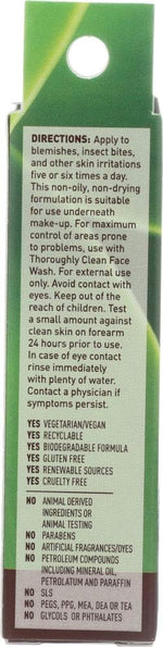 Desert Essence skincare rollerball applicator close up
