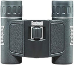 Bushnell outdoor adventure binoculars with the included black carrying case and neck strap