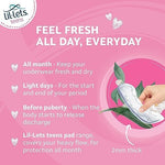 Authentic Lil-Lets imported pantyliners for school bags and on the go use.