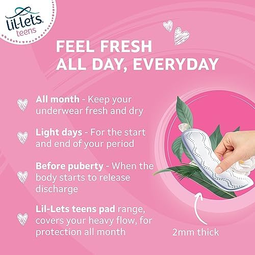 Authentic Lil-Lets imported pantyliners for school bags and on the go use.