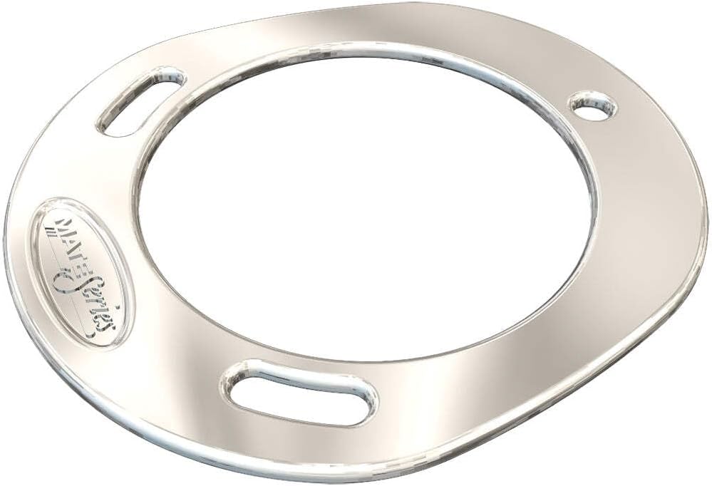 Mate Series stainless steel backing plate front view marine grade boat rod holder reinforcement hardware