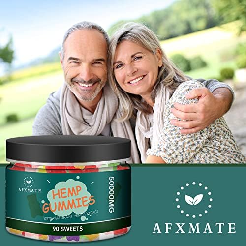 Authentic USA imported Afxmate hemp extract supplement label
