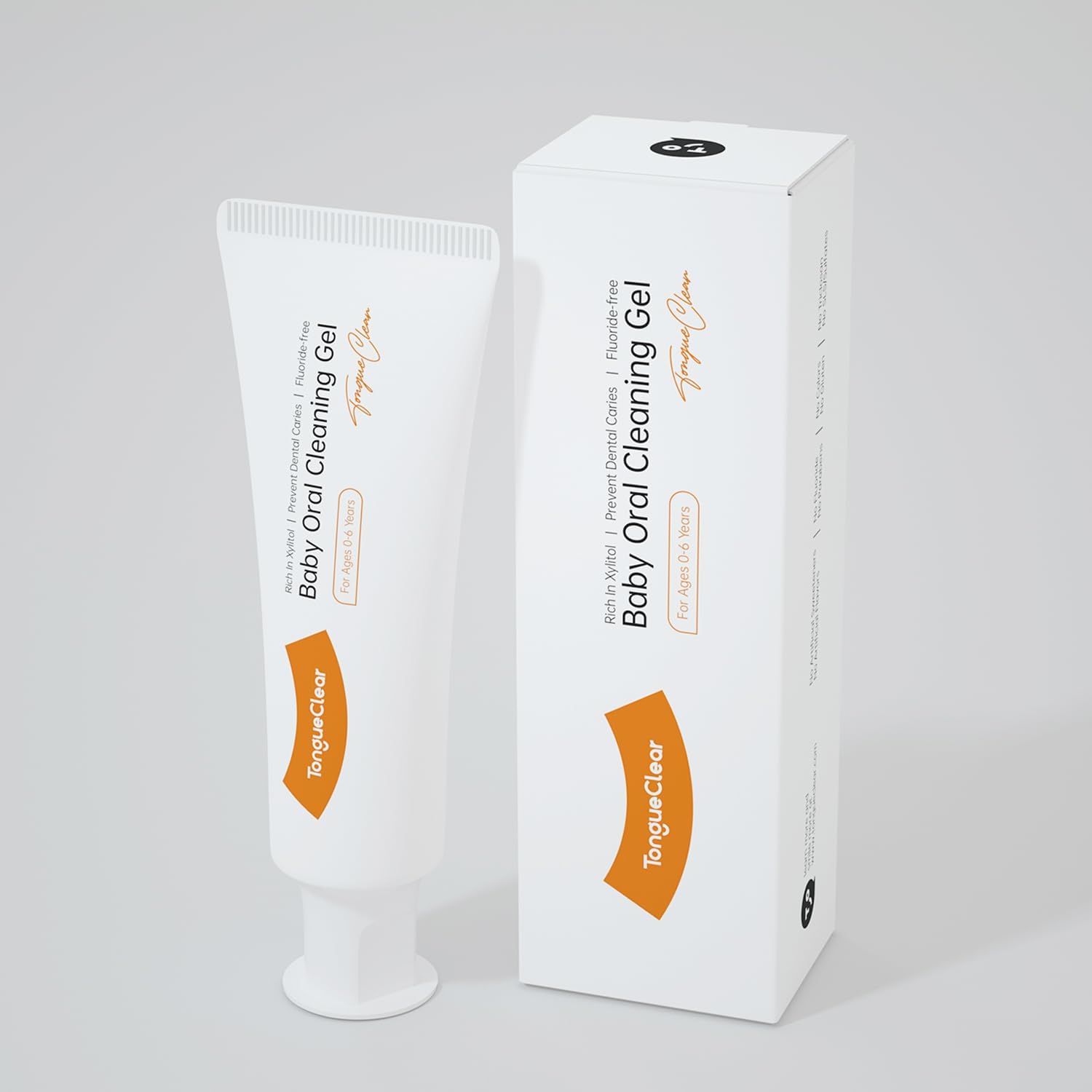 Tongueclear Baby Teething Relief Cooling Gel front view packaging