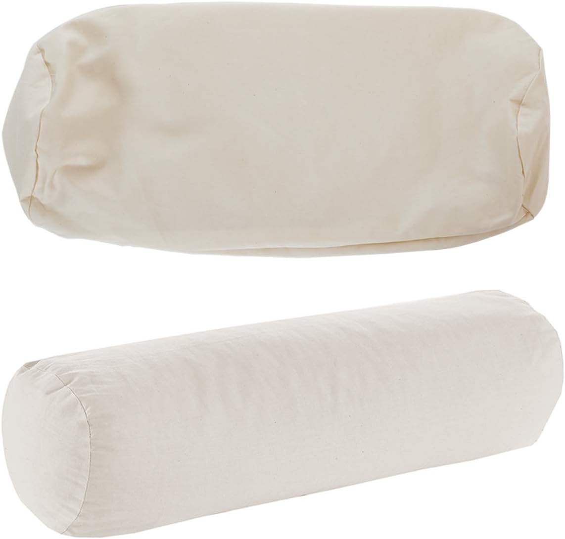 Lofe organic cotton cylindrical pillow case front view
