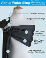 Vlokup lightweight breathable mesh baby wrap in pool water