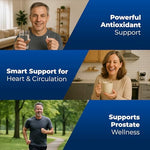 Premium non-GMO gluten-free lycopene supplement for men product capsule view