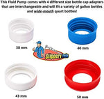 Slippery Pete gear oil pump enclosed in its re-closeable storage poly bag packaging