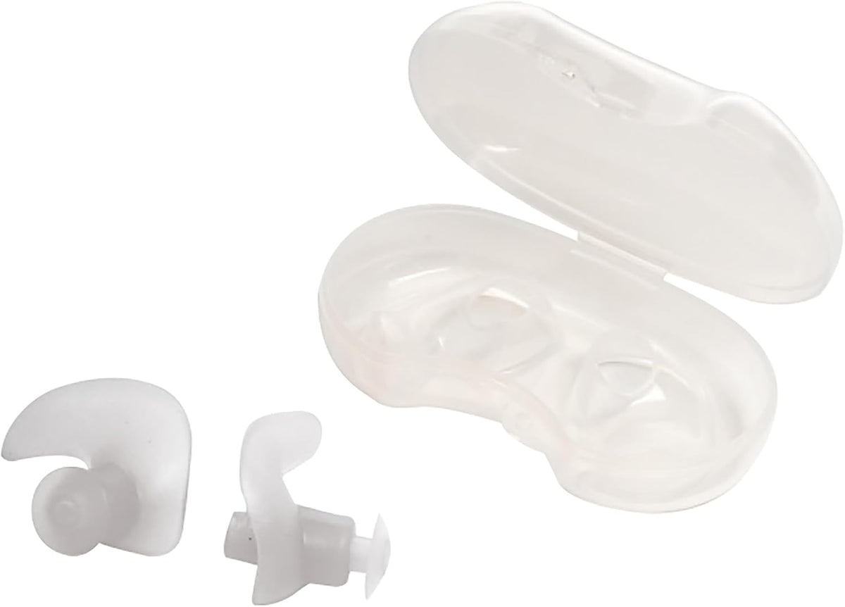 TYR silicone molded swim ear plugs front view swimming accessory