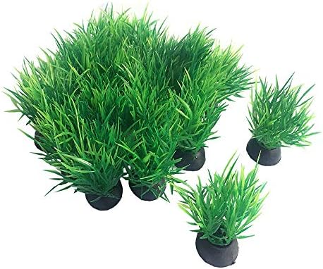 Smoothedo Pets twenty piece one inch miniature green grass decorations.