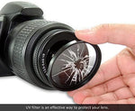 Acuvar lens accessories in black nylon pouch