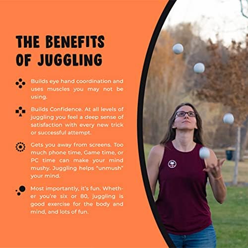 Zeekio Lunar Juggling Balls being held in an adult hand to illustrate the comfortable 110 grams sizing.