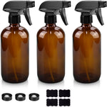 Worldgsb Glass Spray Bottles, 16oz Blue Glass Spray Bottles with Labels & Adjustable Nozzle, Reusable Containers for Cleaning, BBQ, Food, Plants, Alcohol, Essential Oils(1 Pack) - Image 13