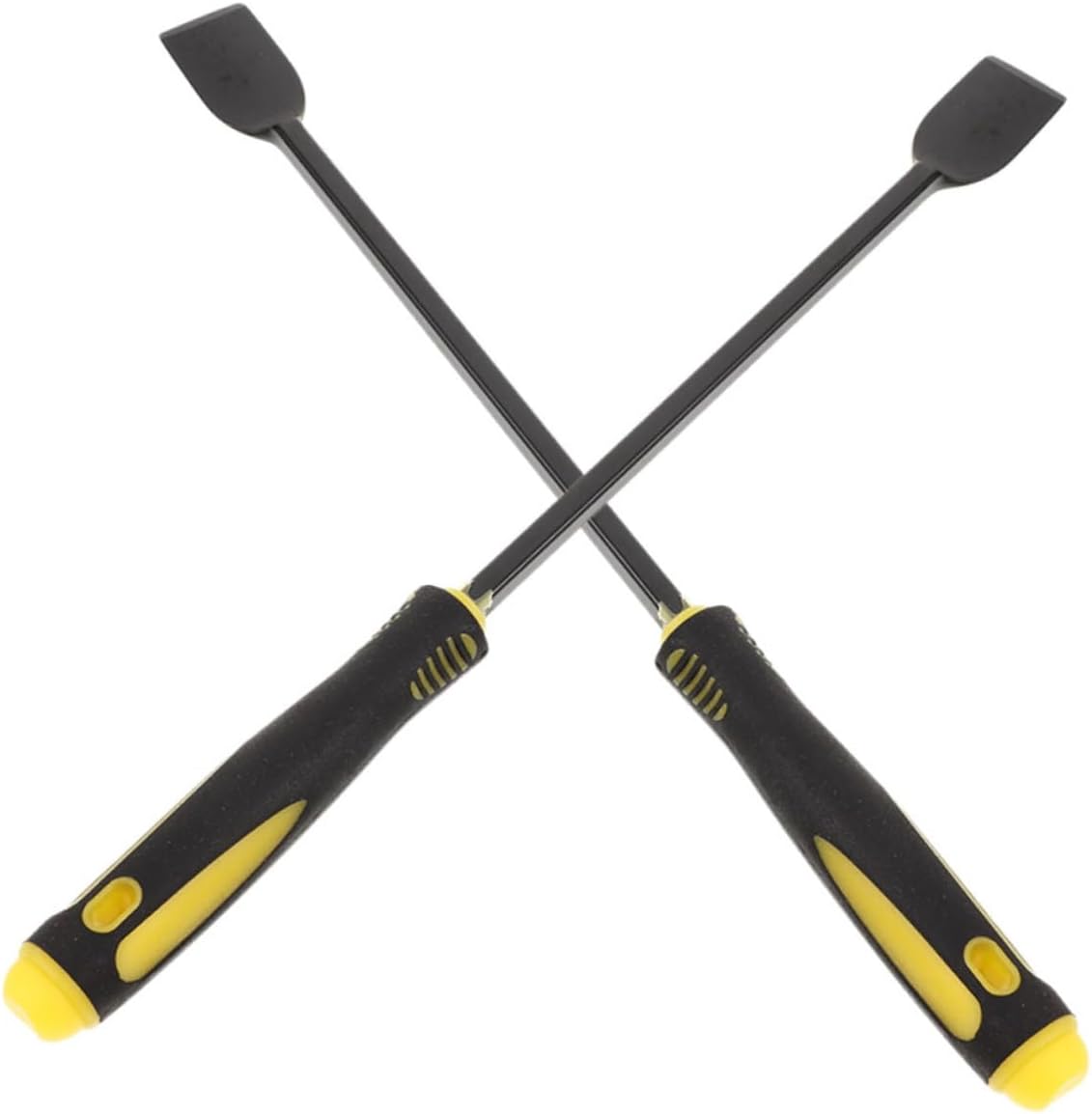 GLEAVI 2 Pieces Gasket Scraper Tool front view showing ergonomic handles.