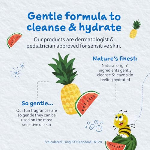 Childs Farm, Kids Hair & Body Wash for Dry, Sensitive Skin, Watermelon & Organic Pineapple, Gently Cleanses, Vegan, Cruelty-Free, 8.4 Fl Oz - Image 7