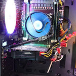ThreeBulls PC fan utility extension bundle highlighting the durable texture of the black protective braided mesh.