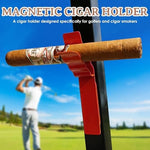 Golf Cart Cigar Holder, Magnetic Clip Cigar with Adjustable Strap, Accommodate All Cigar Sizes,Versatile & Secure Accessory for Golfing, Boating, BBQs, Fishing & Outdoor Enthusiast (2 Pack Red) - Image 7