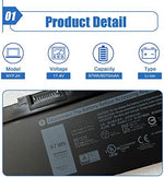 Dentsing ninety seven watt hour replacement battery showcasing connection pins and serial numbers