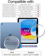 Close up of 9H hardness tempered glass edge for iPad 10.9 inch