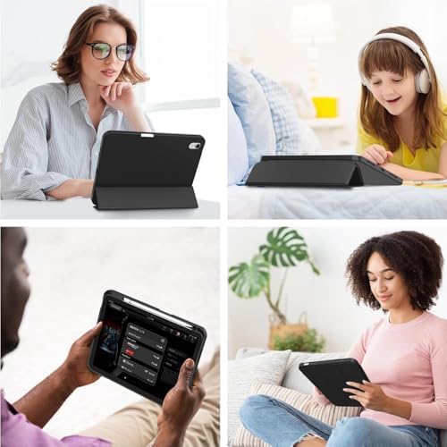 iMieet slim iPad casing positioned at a thirty degree typing angle highlighting ergonomic comfort.