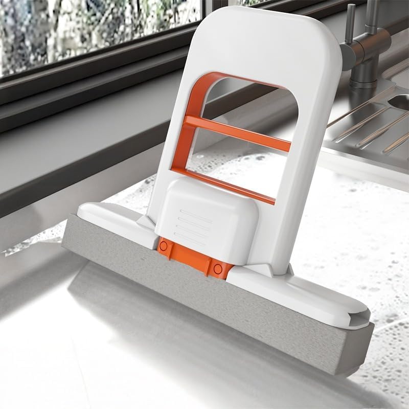 Tirtha's Store mini folding handheld sponge mop front view