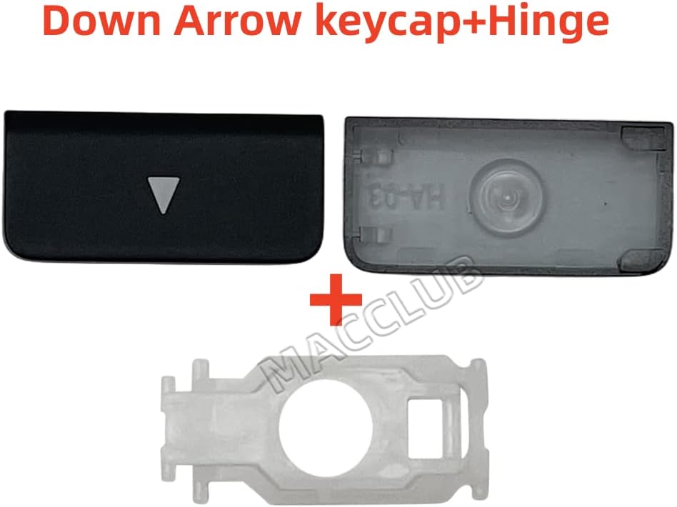 White scissor clip hinges included in the repair kit