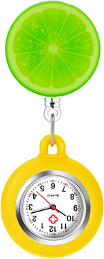 AGEN KGEN 3X Retractable Nurse Watch for Nurses Doctors, Clip-on Hanging Lapel Nurse Watch Silicone Cover Brooch Fob Pocket Watch Badge Reel - Image 13