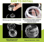 Easy installation demonstration of stove knob protectors