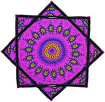 Detailed mandala pattern on Trippy Squid spinning cloth