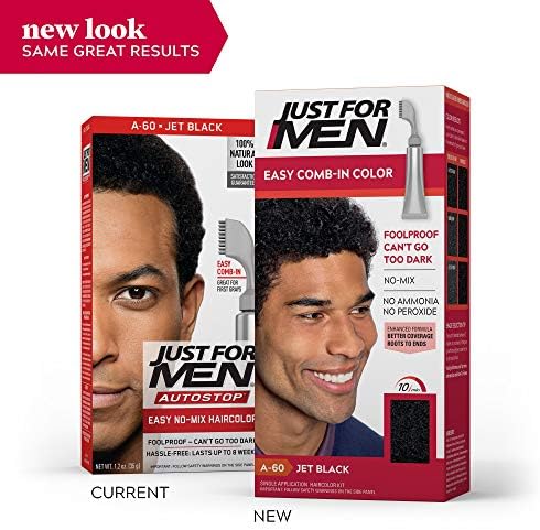 Just for Men Easy Comb-In Color tube with attached patented comb applicator