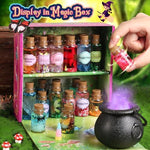 Close up of 20 piece potion bottle set from Wookidel