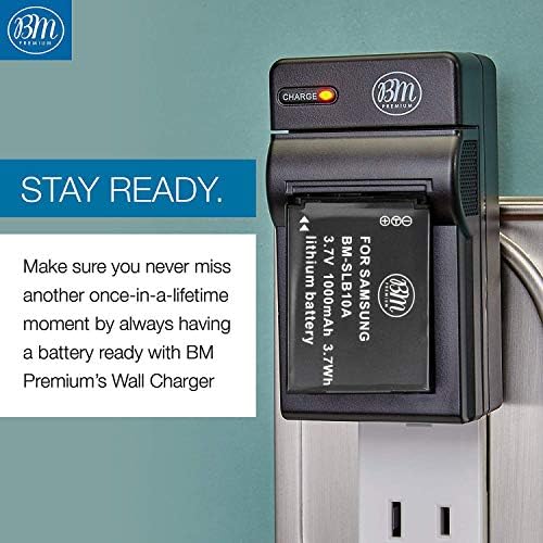 Included microfiber cleaning cloth alongside the camera battery charger accessories.
